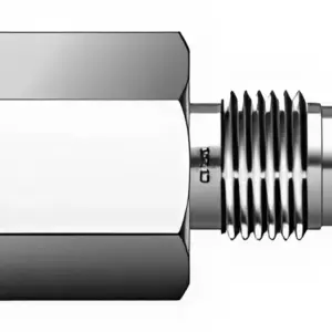 SM16FCR - Stainless Steel Female Connector (PT) 1" Head Size
